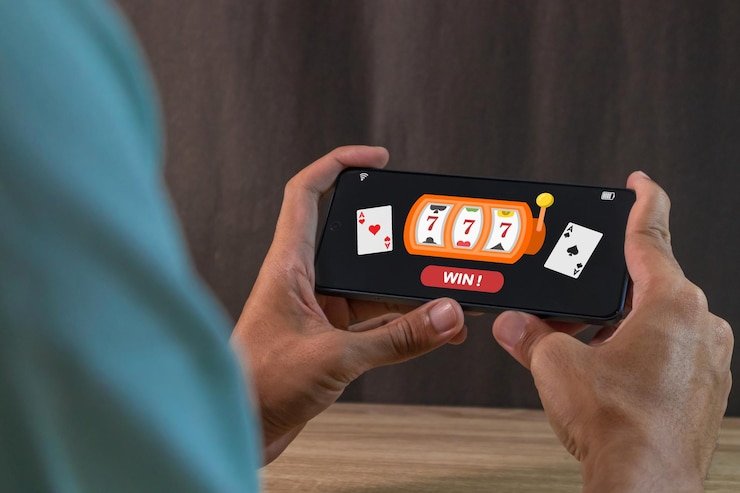 Pengguna melakukan deposit cepat melalui ponsel dengan interface yang mudah dipahami